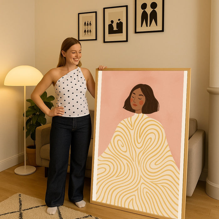 Patterned Presence – póster e impresión artística