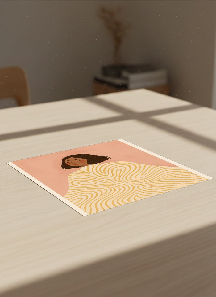 Patterned Presence – póster e impresión artística