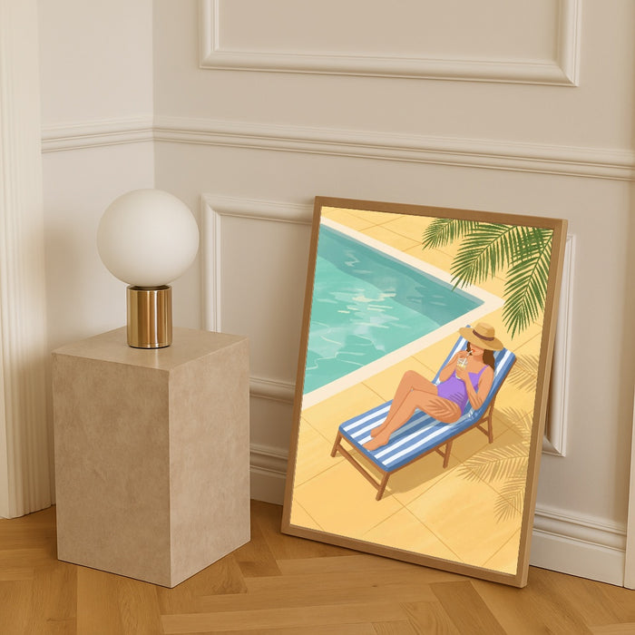 Sunny Siesta – póster e impresión artística