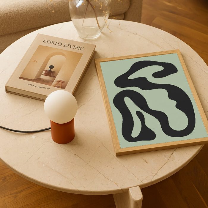 Organic Shapes Abstraction – poster och konsttryck