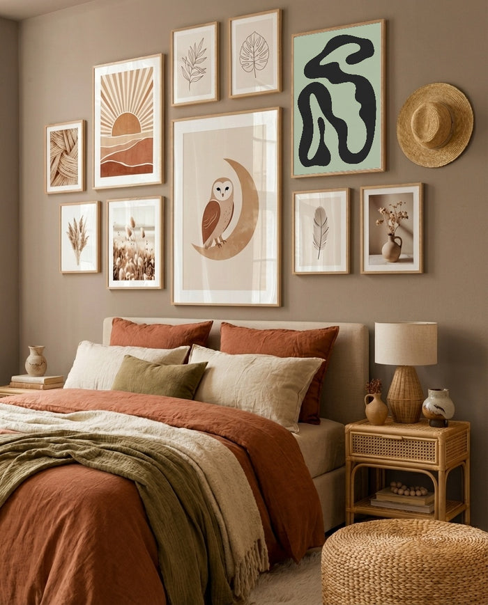 Organic Shapes Abstraction – poster och konsttryck