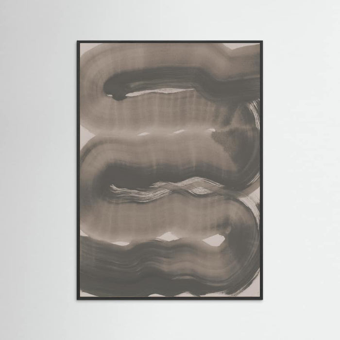 Abstract Brush Strokes 163X Poster – Poster und Kunstdruck