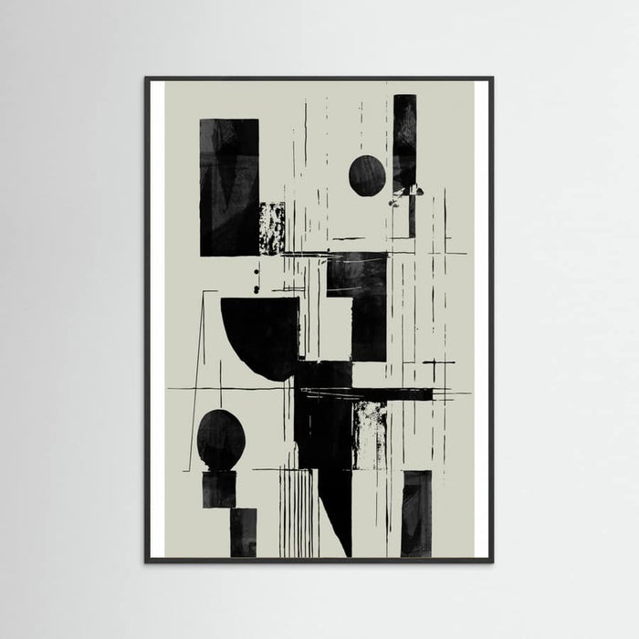 Black Wood Interconnected 01 Poster