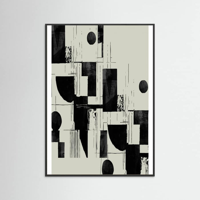 Black Wood Interconnected 02 Poster