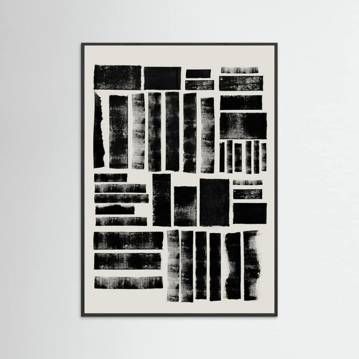 LINO CUT COMPOSITION Poster – plakat og kunsttryk