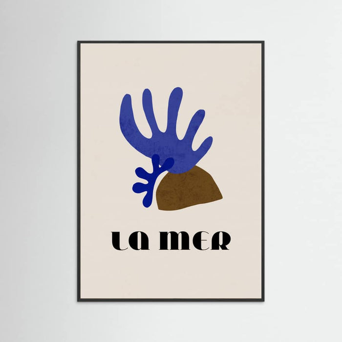 La Mer Abstract Ocean Poster No. 01 – Poster und Kunstdruck