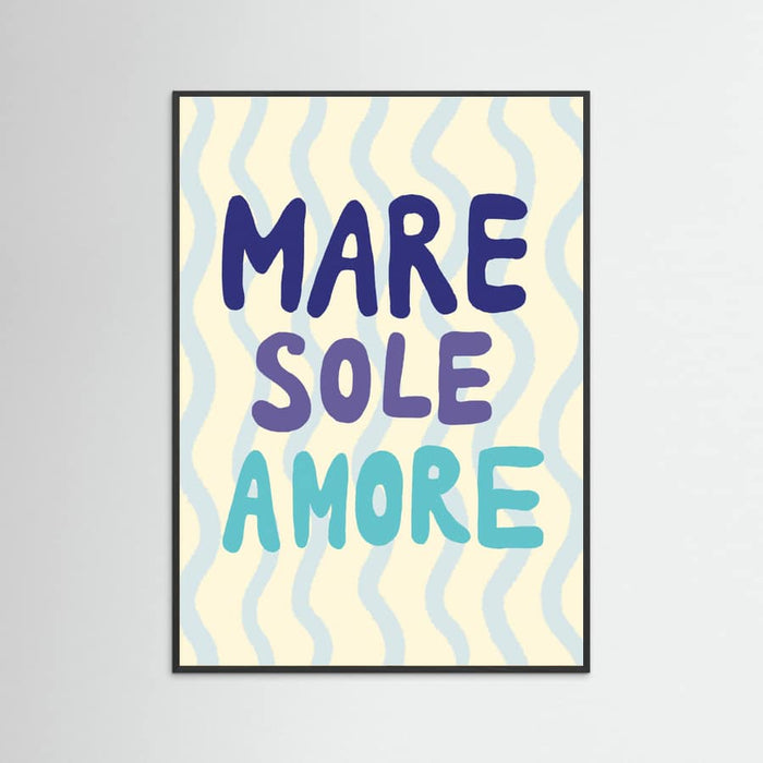 Affiche Mare Sole Amore – affiche et impression d’art