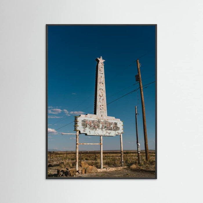Black Wood Marfa Stardust Poster