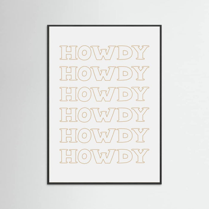 Plakat Neutral Howdy – plakat i druk artystyczny