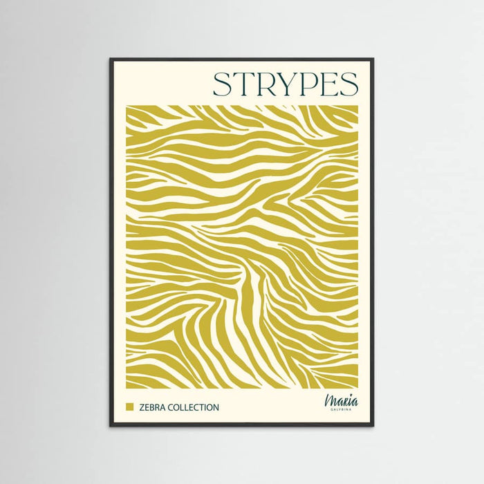 STRIPES. Zebra Collection Poster – plakat og kunsttryk