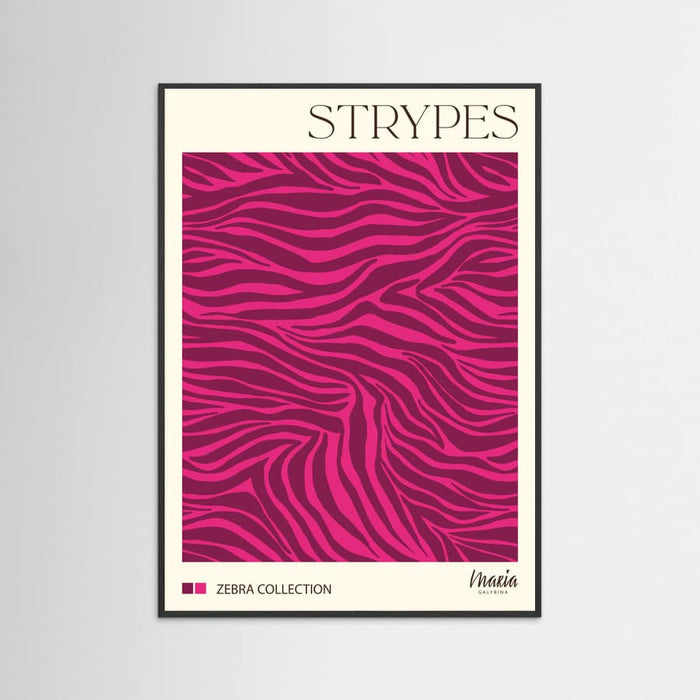 STRIPES. Zebra Collection Poster – plakat og kunsttryk