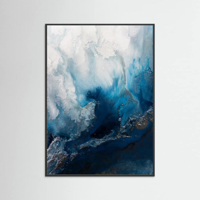 Poster Seascape abstraction - Blue Waters – poster e stampa artistica