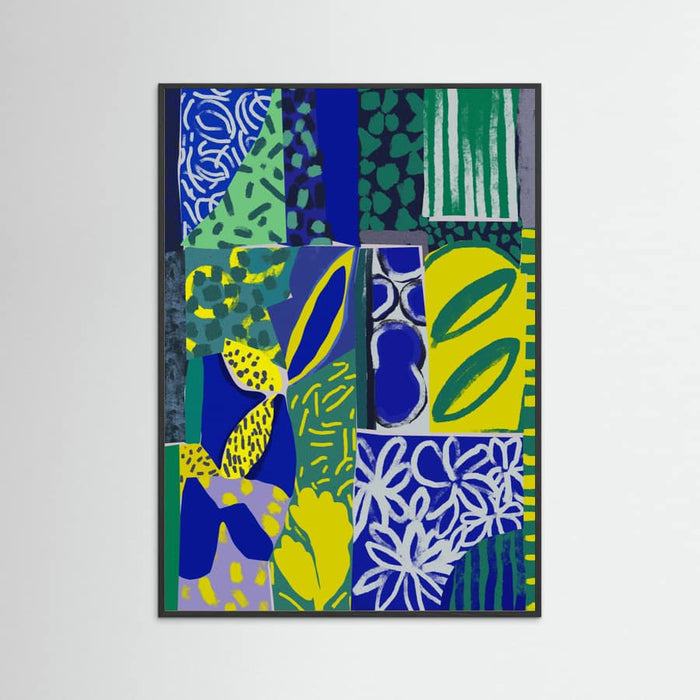 The Blue Garden -juliste – juliste ja taidepainatus