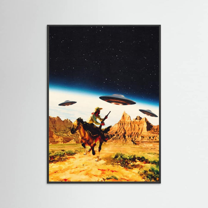 Póster UFO Space Chase – póster e impresión artística