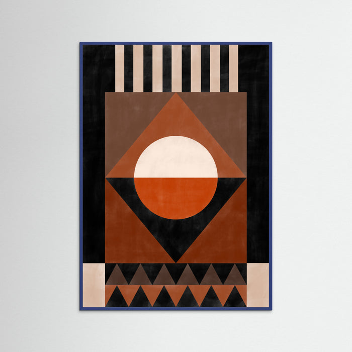 Blue Wood 3x4 27 Poster