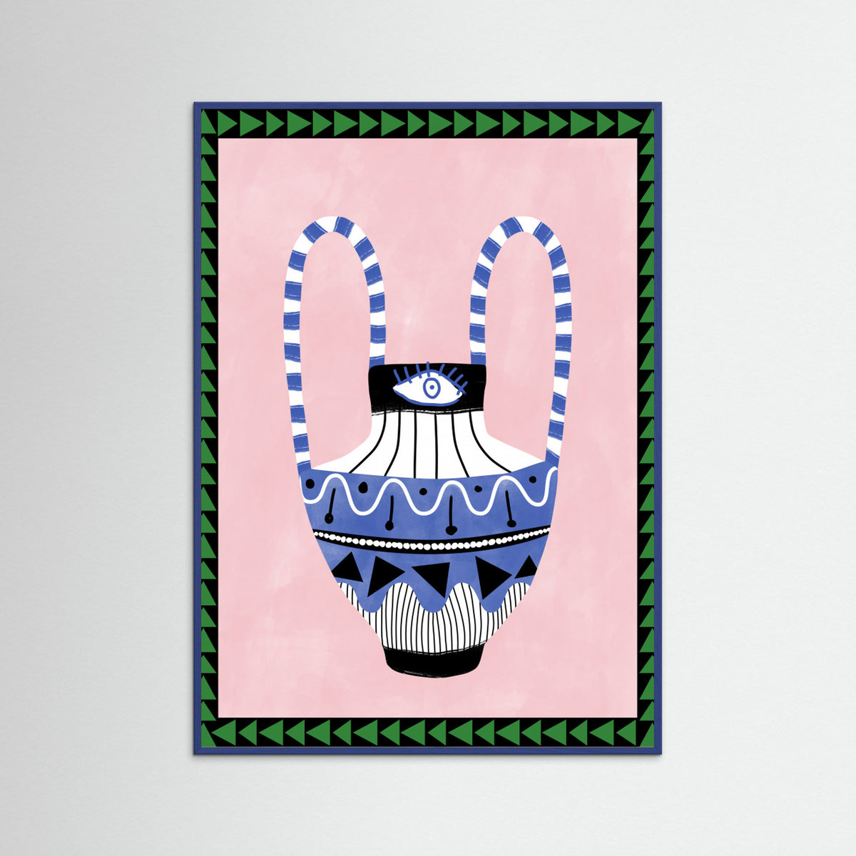 Blue Wood 3x4 Aspectratiomixed54 Poster