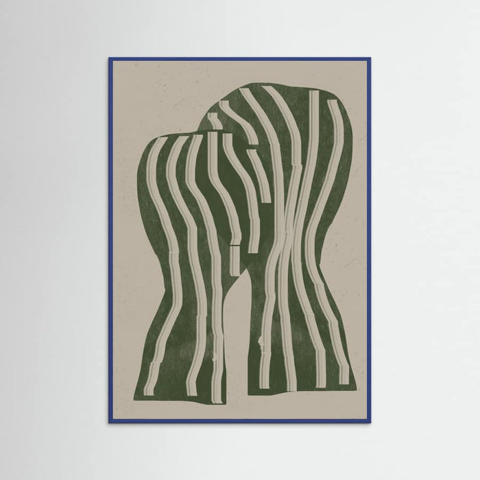 Abstract Kiss Poster – plakat og kunsttryk