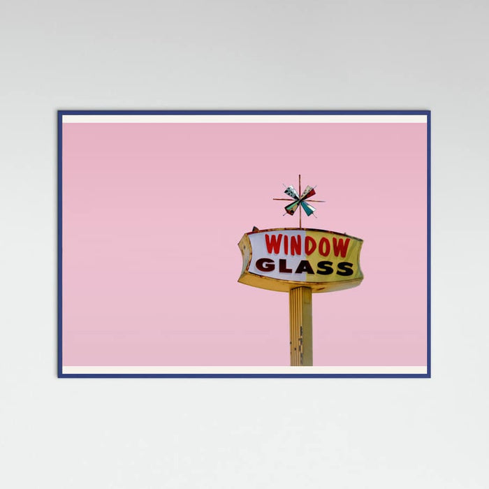 Poster Atomic Pink Starburst Vintage Sign – poster e stampa artistica