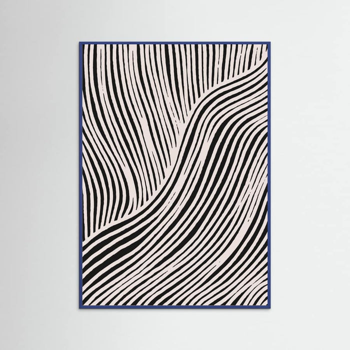 Beige Wave Pattern Poster – poster and art print