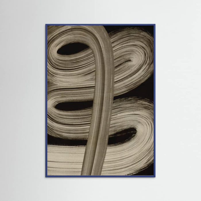 Beige strokes no 4 Poster – Poster und Kunstdruck