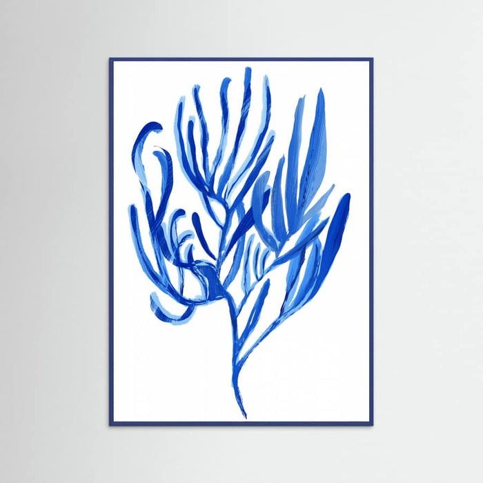 Poster Blue Aquatic Plant Poster 4 – poster e stampa artistica