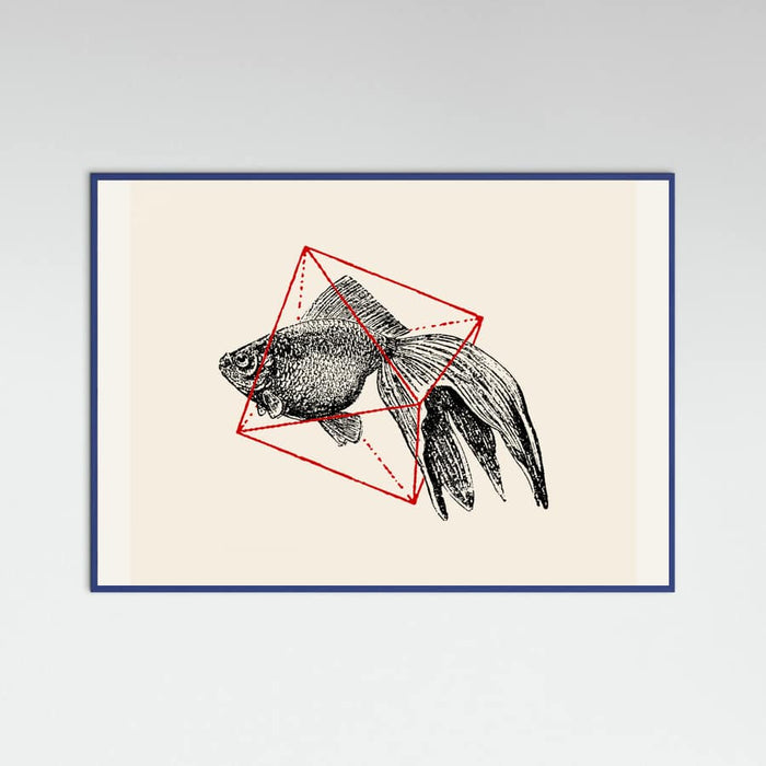 Poster Fish In Geometrics Nº3 – poster e stampa artistica