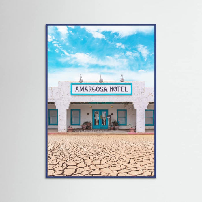 Historic Amargosa Hotel and Opera House in Death Valley Junction, California Poster – poster and art print