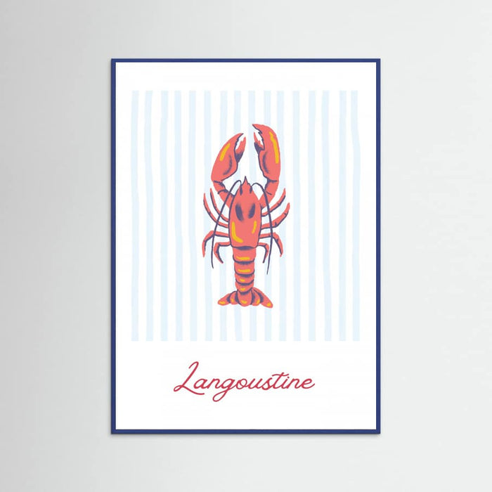 Langoustine Poster – Poster und Kunstdruck