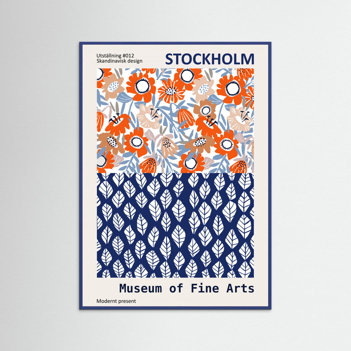 Blue Wood Museum of Fine Arts Stockholm Poster