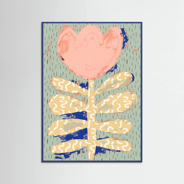 Blue Wood Patternplayno03 Poster