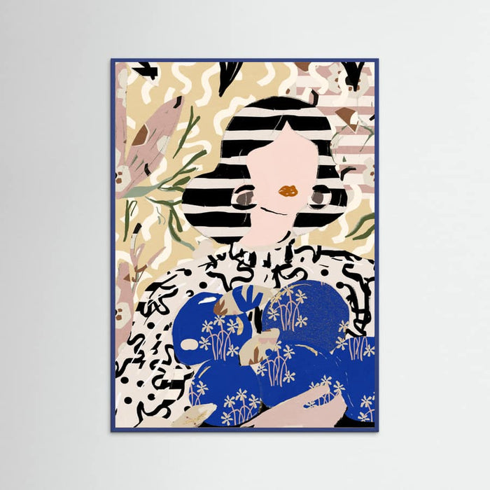 Blue Wood Patternplayno.20 Poster