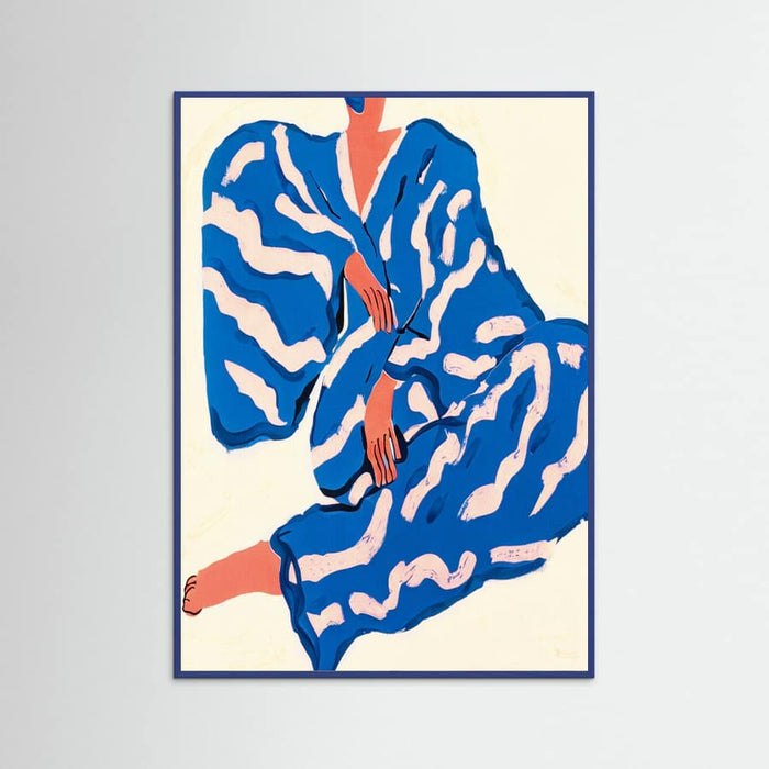 Affiche Portrait Indigoreverie – affiche et impression d’art