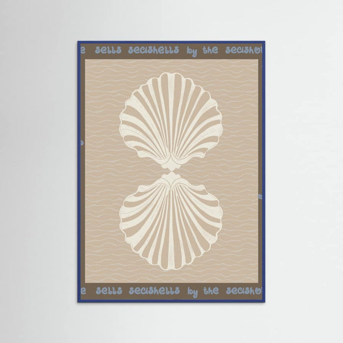 She sells seashells Poster – poster and art print