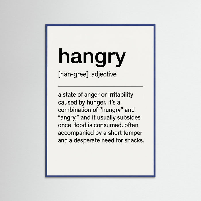 Snack Definition – plakat i druk artystyczny
