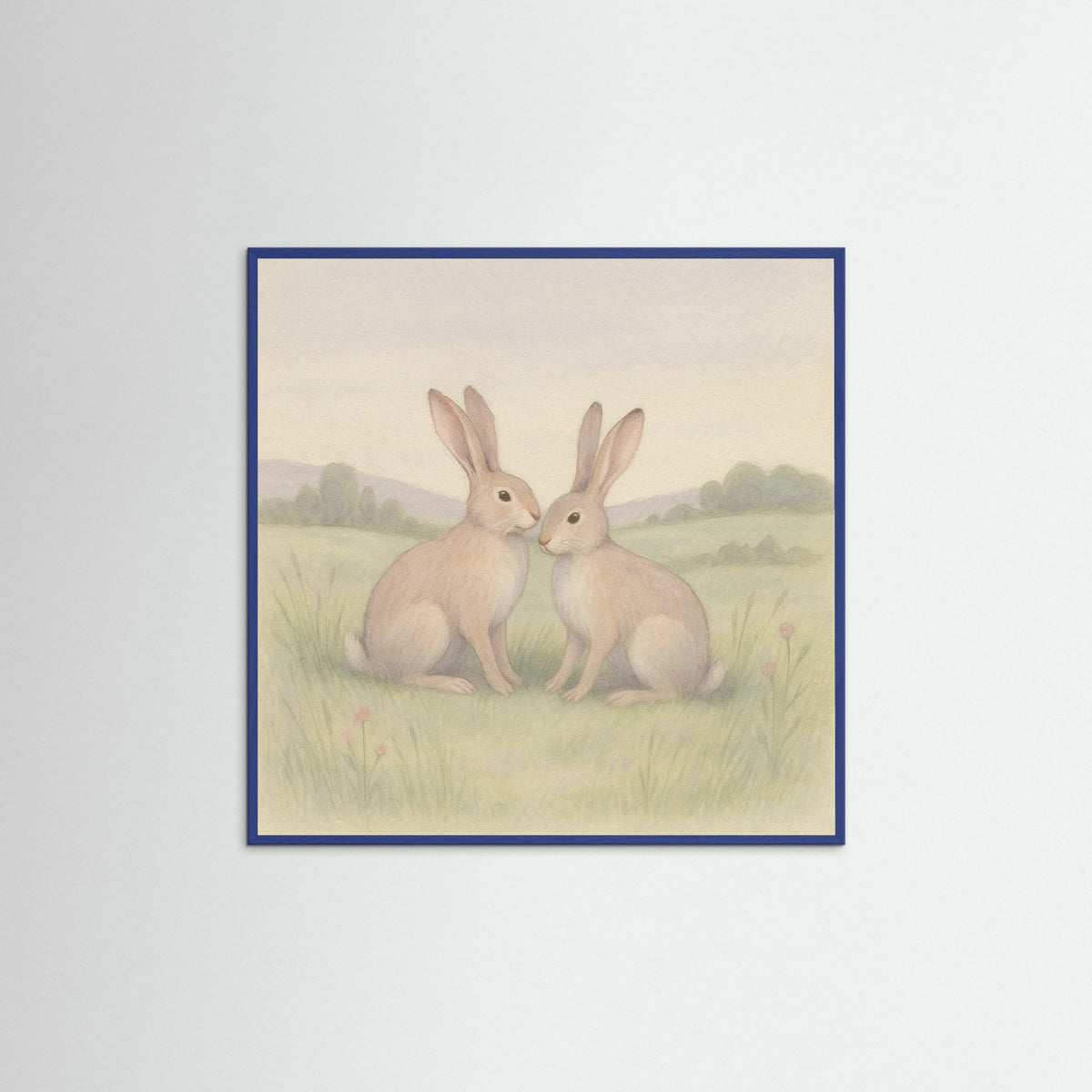 Blue Wood Square Gentle Meadow