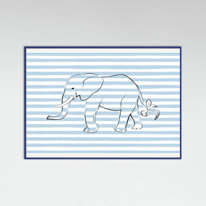 Poster Stripe Elephant – poster e stampa artistica