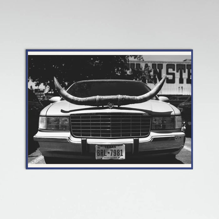 Blue Wood Texas Ride Poster