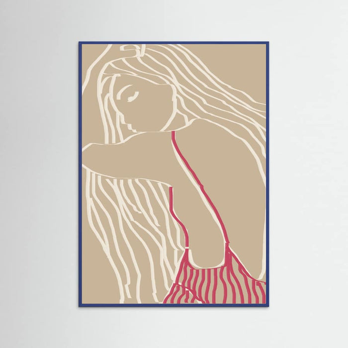 The summer girl Poster – poster and art print