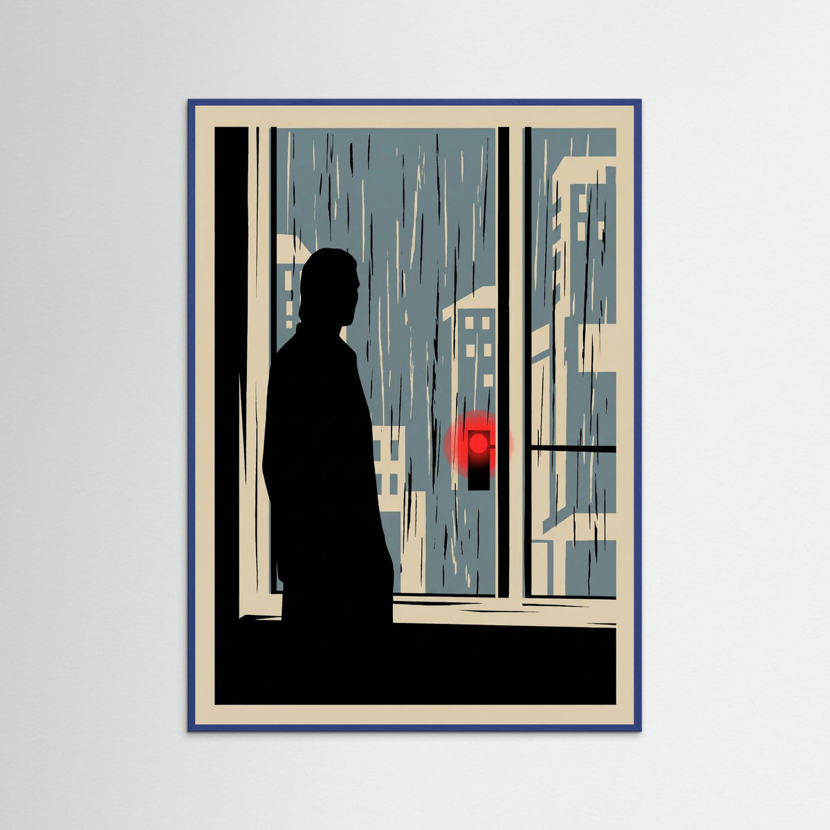 Blue Wood Urban Solitude