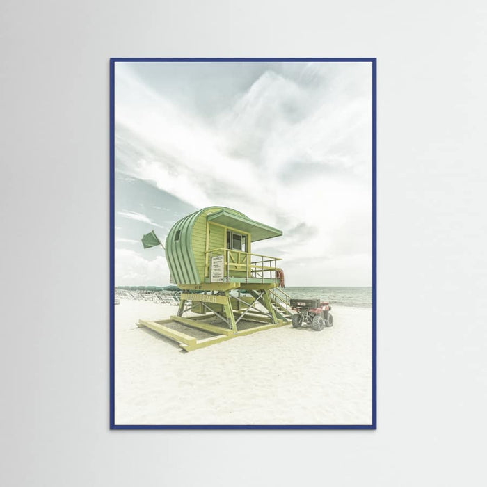 Vintage Florida Flair at Miami Beach Poster – poster and art print