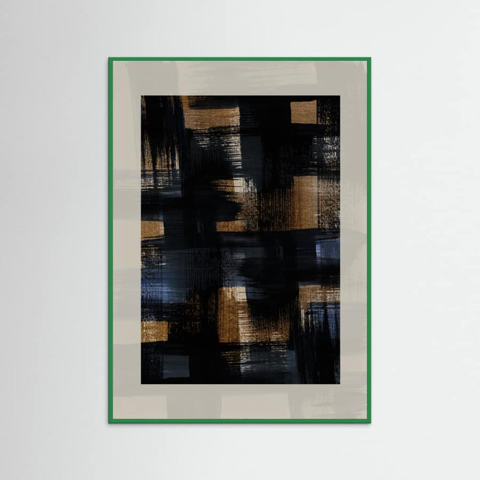 Abstract Brush Strokes 128X Poster – Poster und Kunstdruck