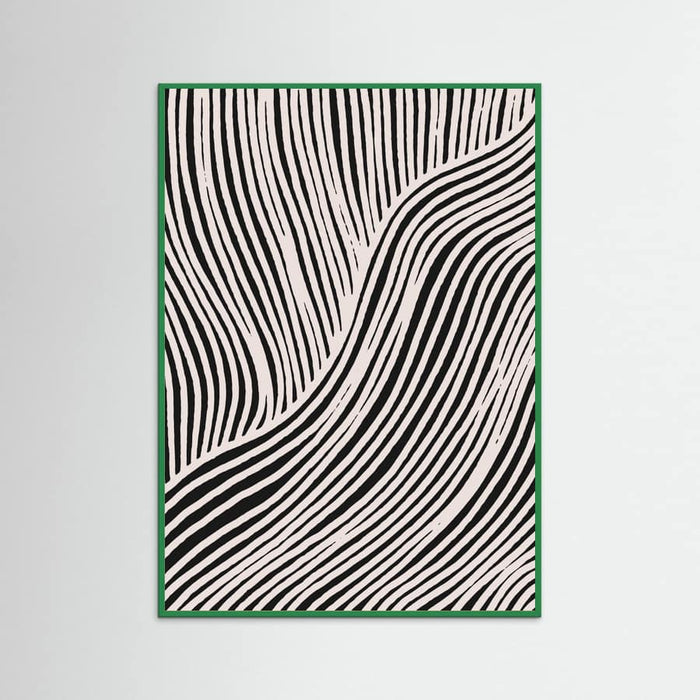 Beige Wave Pattern Poster – poster and art print