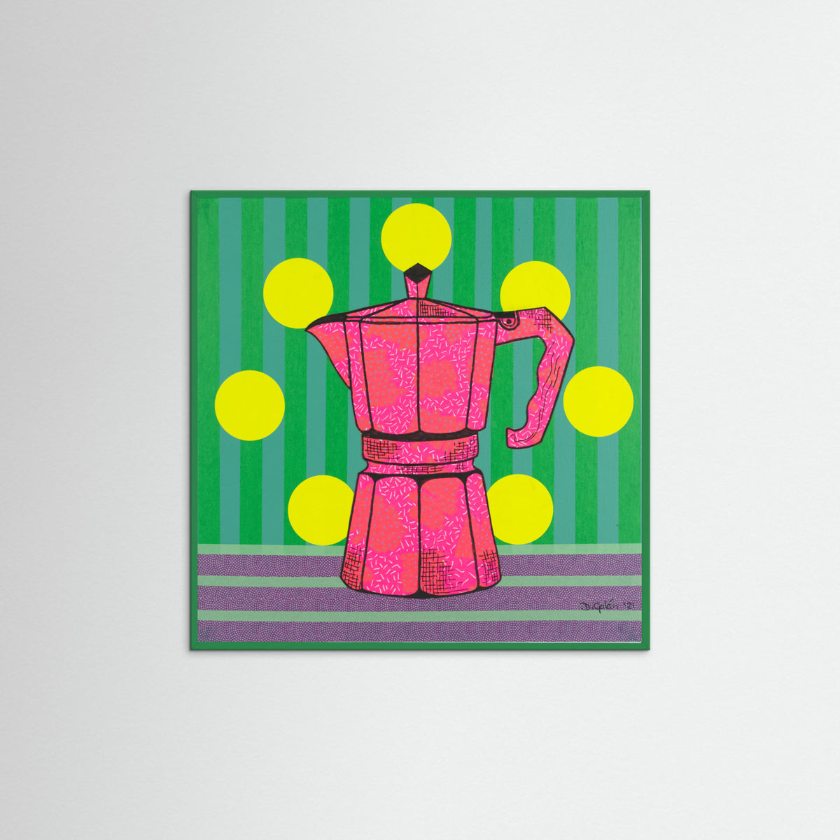 Green Wood Cafe Ole Poster