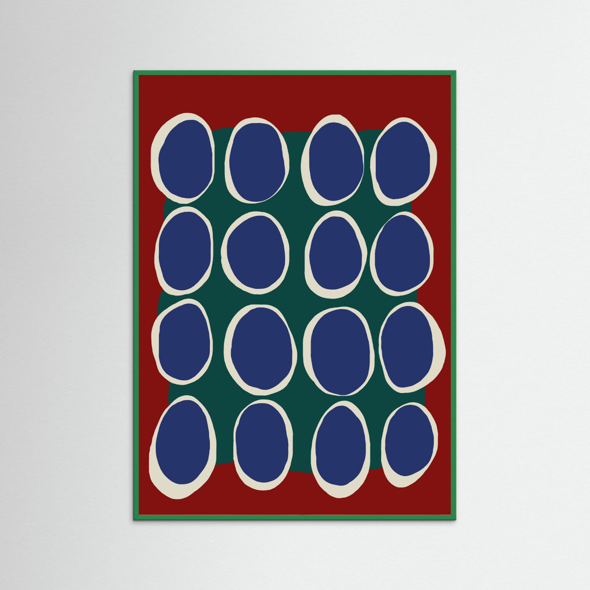 Green Wood Color Harmony Poster