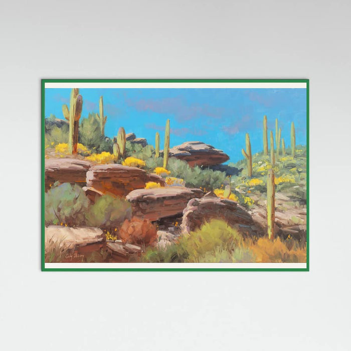 Desert Bloom Poster – plakat og kunsttryk