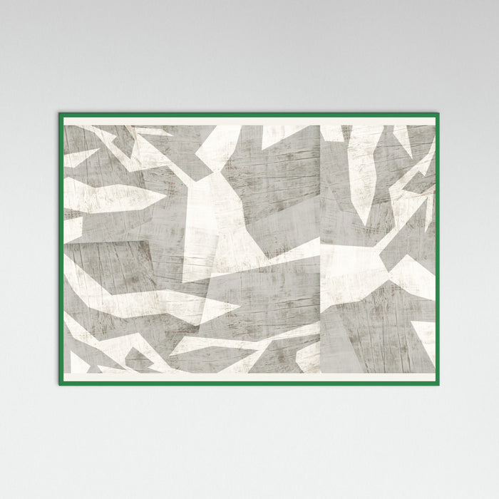 Green Wood Fractured Light 2 Poster