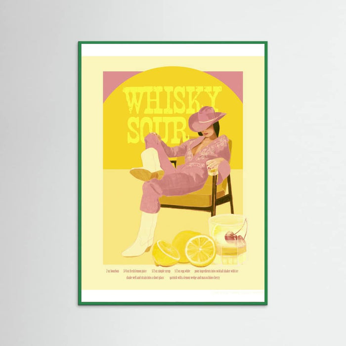Green Wood Jlr Whiskysour Pink Copy Poster