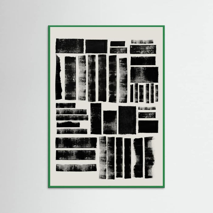 LINO CUT COMPOSITION Poster – plakat og kunsttryk