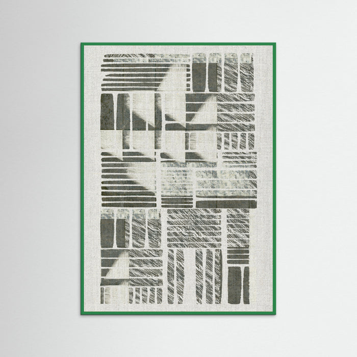 Green Wood Linear Echoes 2 Poster