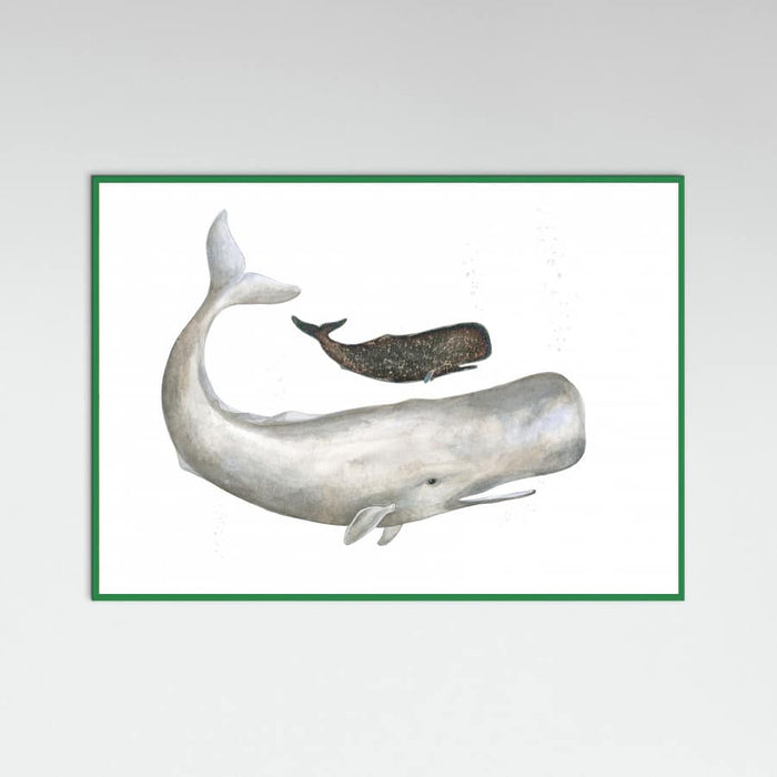 Poster Mother and Baby Sperm Whale – poster e stampa artistica